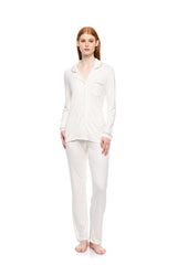 Pink Label - Pyjama Buttoned Bamboo Solid