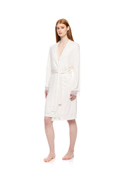 Pink Label - Nightgown 2Pcs Set Bamboo Solid