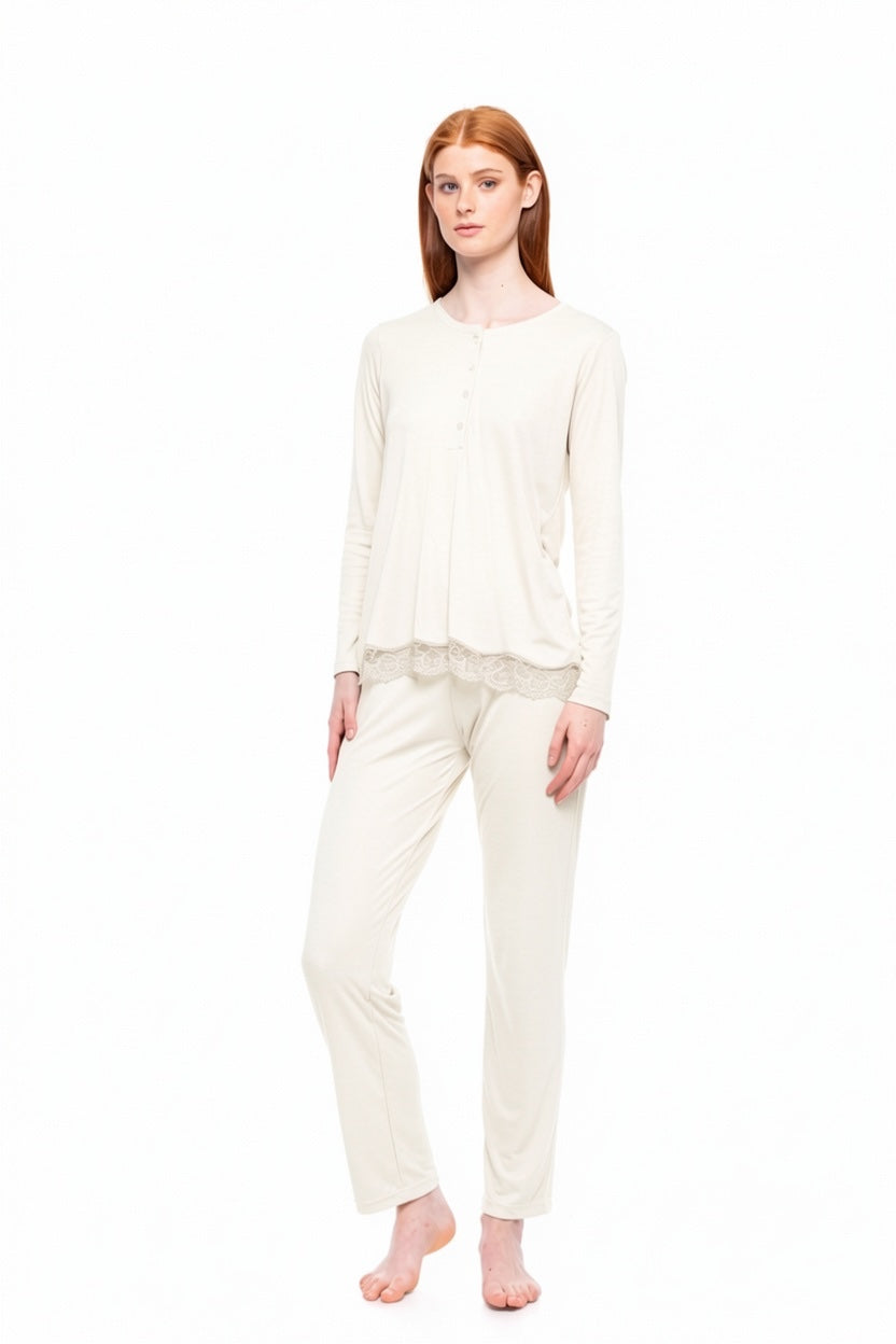 Pink Label - Pyjama Bamboo Solid