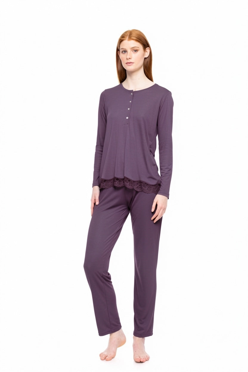 Pink Label - Pyjama Bamboo Solid