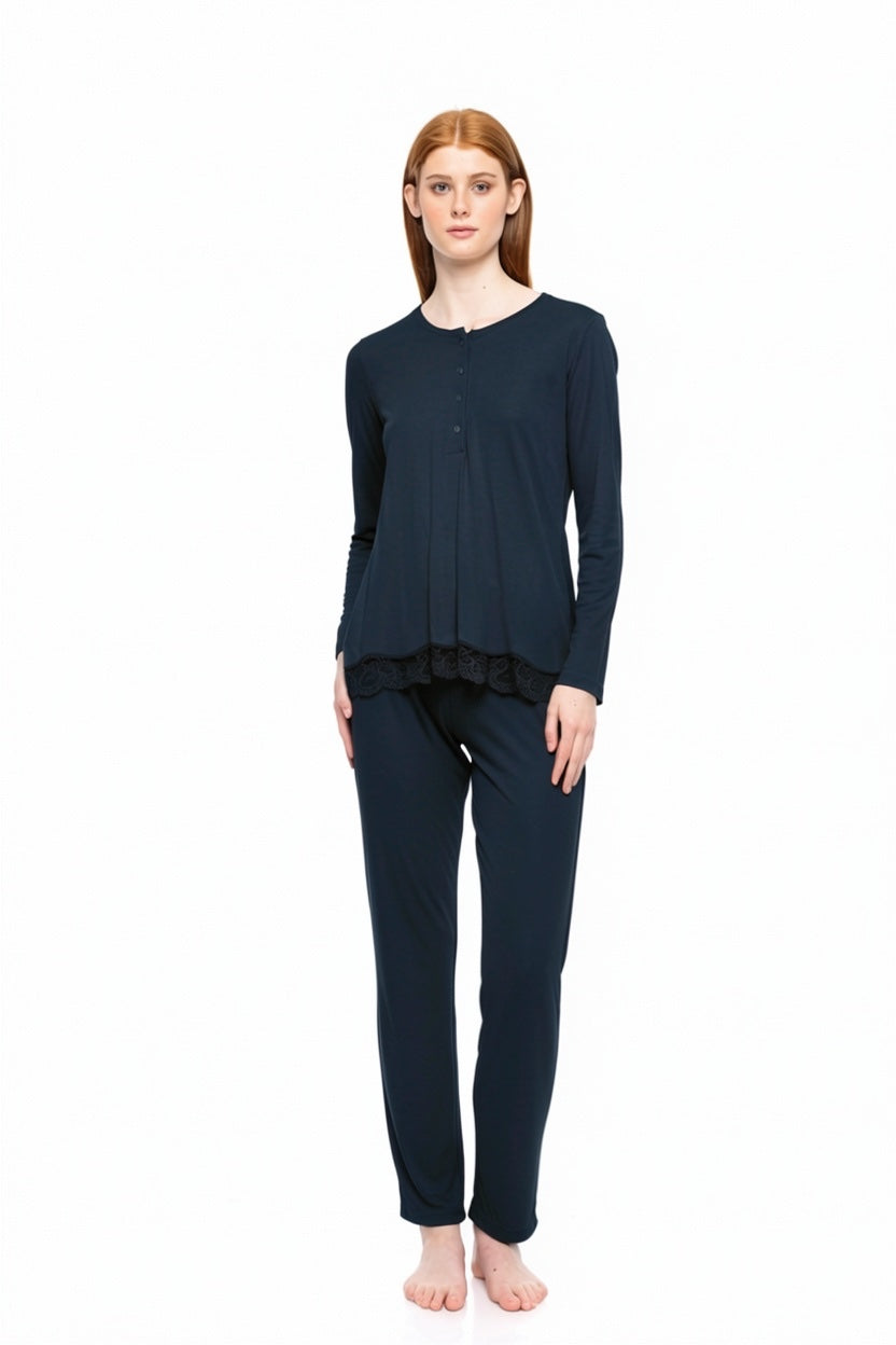 Pink Label - Pyjama Bamboo Solid