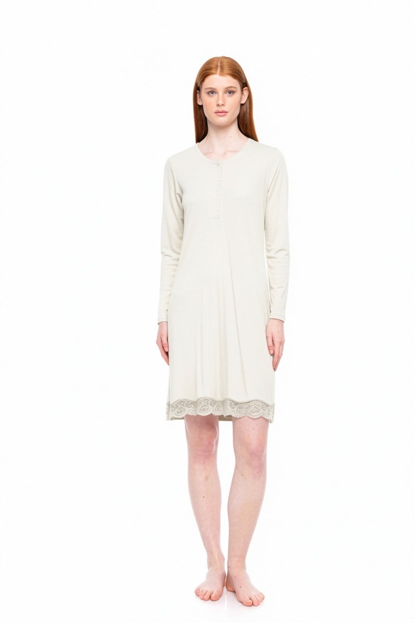 Pink Label - Nightgown Bamboo Solid