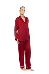 Pink Label - Pyjama Buttoned Pure Satin Chic