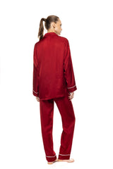 Pink Label - Pyjama Buttoned Pure Satin Chic