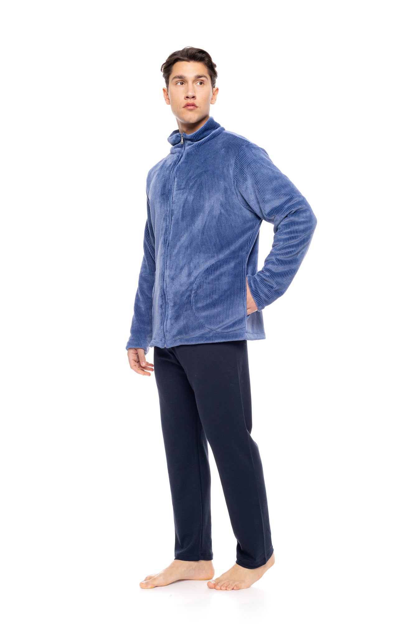 Ulisse - Robe Zipper Soft Stripes Nos