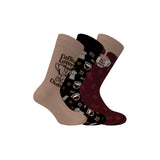 Walk - Κάλτσες με σχέδιο coffee lovers από απαλό Cotton 3-pack
