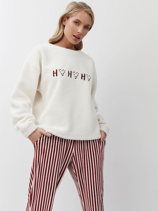 Aruelle Χειμερινό Γυναικείο Σετ Πιτζάμας Multicolor