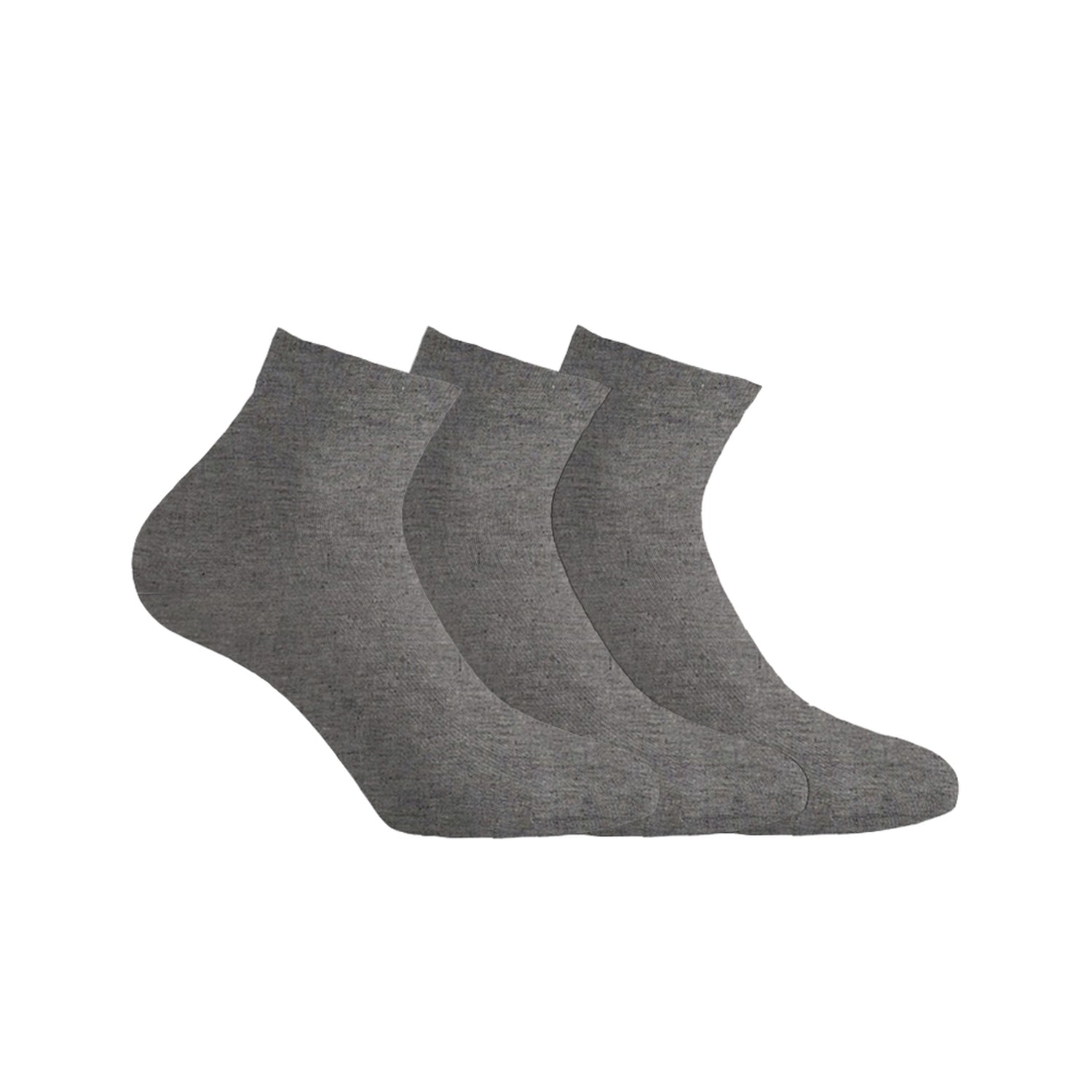 Walk - Ημικοντές κάλτσες από απαλό Cotton σε 3-pack