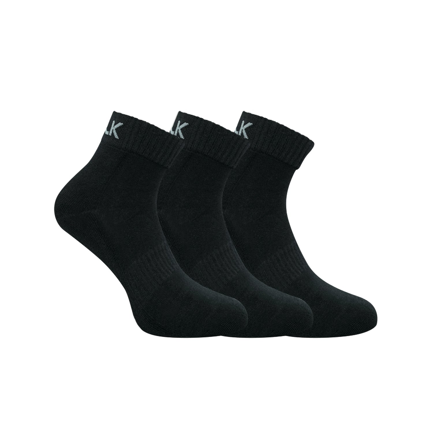 Walk - Αθλητικές ημίκοντες κάλτσες από απαλό Cotton σε 3-pack