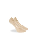Walk - Αόρατες κάλτσες από απαλό Cotton με σιλικόνη 3-pack