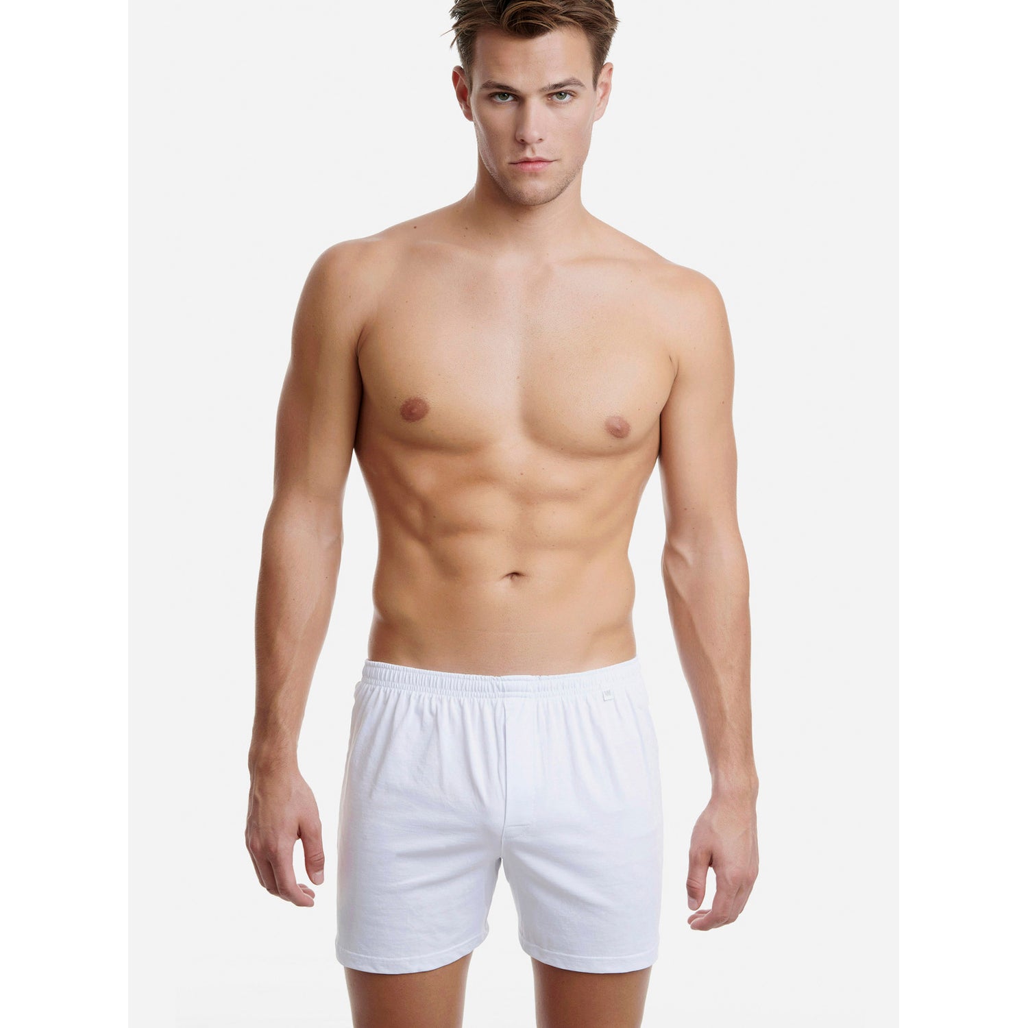 Walk - Ανδρικό boxer με εσωτερικό λάστιχο από απαλό Cotton