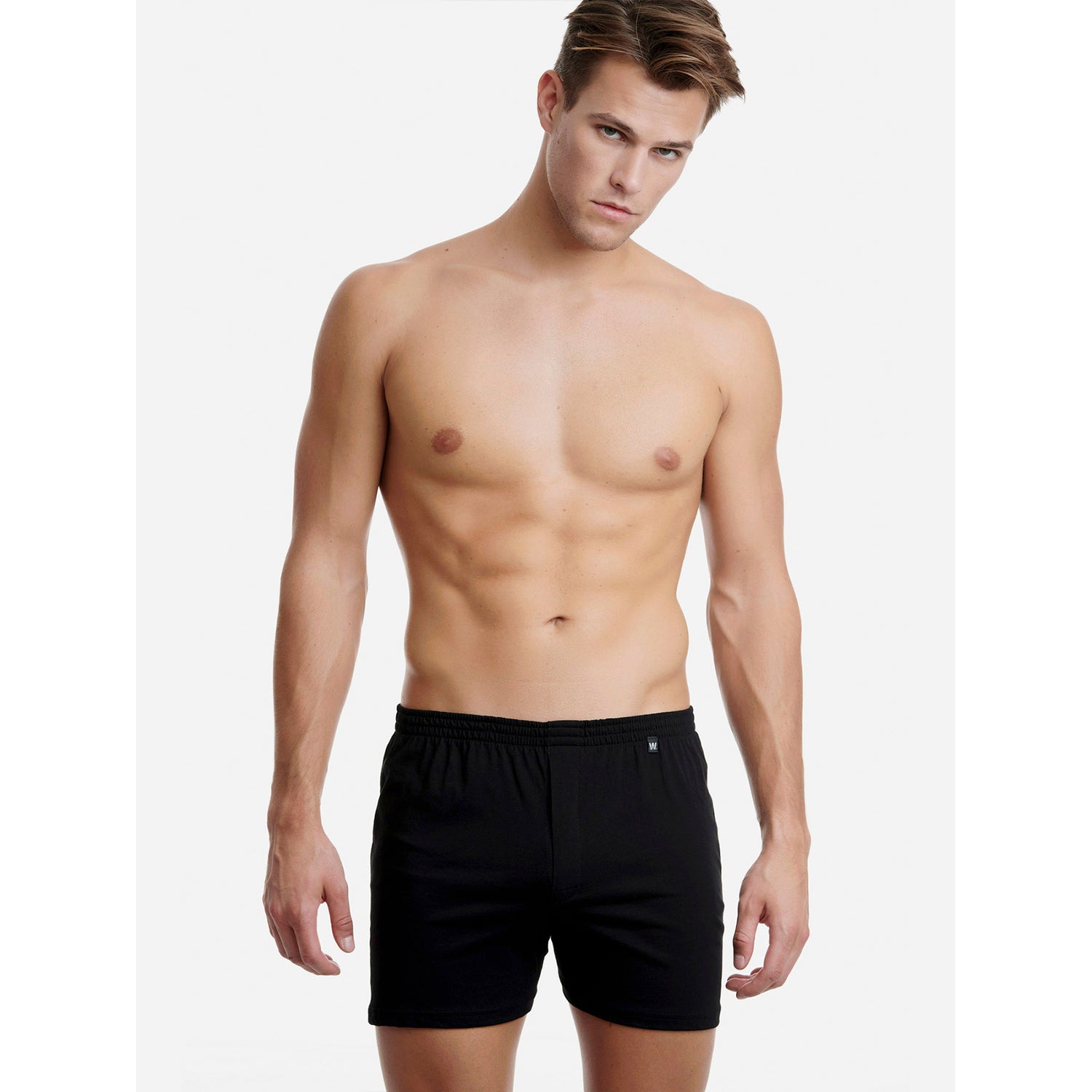 Walk - Ανδρικό boxer με εσωτερικό λάστιχο από απαλό Cotton