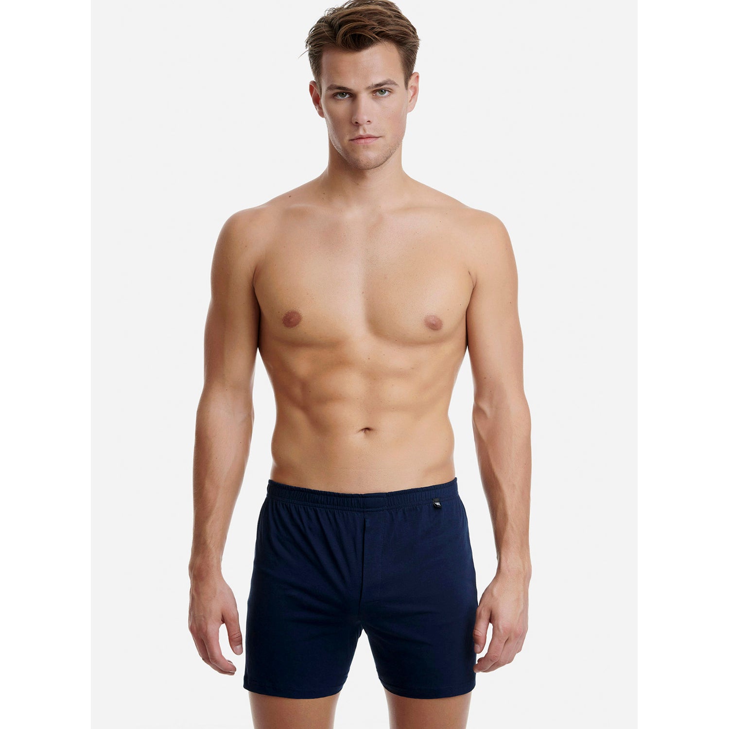 Walk - Ανδρικό boxer με εσωτερικό λάστιχο από απαλό Cotton