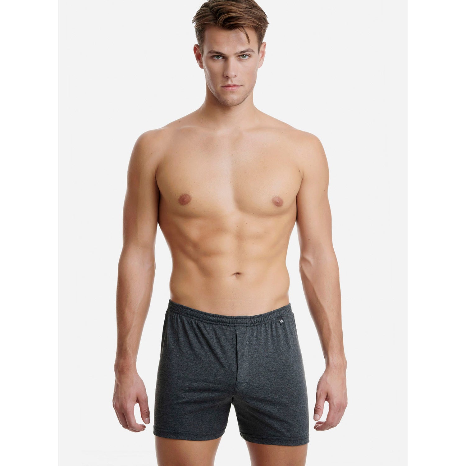 Walk - Ανδρικό boxer με εσωτερικό λάστιχο από απαλό Cotton