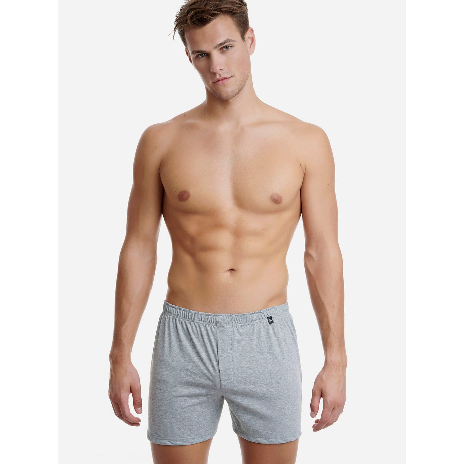 Walk - Ανδρικό boxer με εσωτερικό λάστιχο από απαλό Cotton