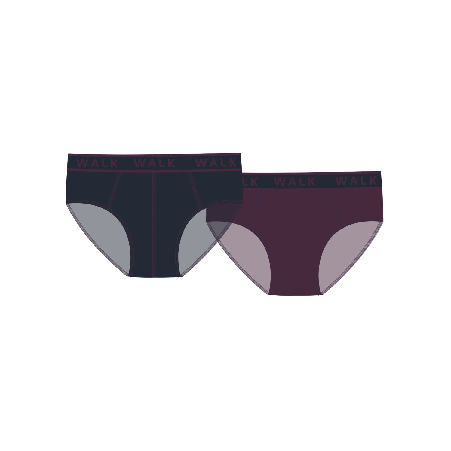 Walk - Απαλό βαμβακερό σλιπ 2-pack