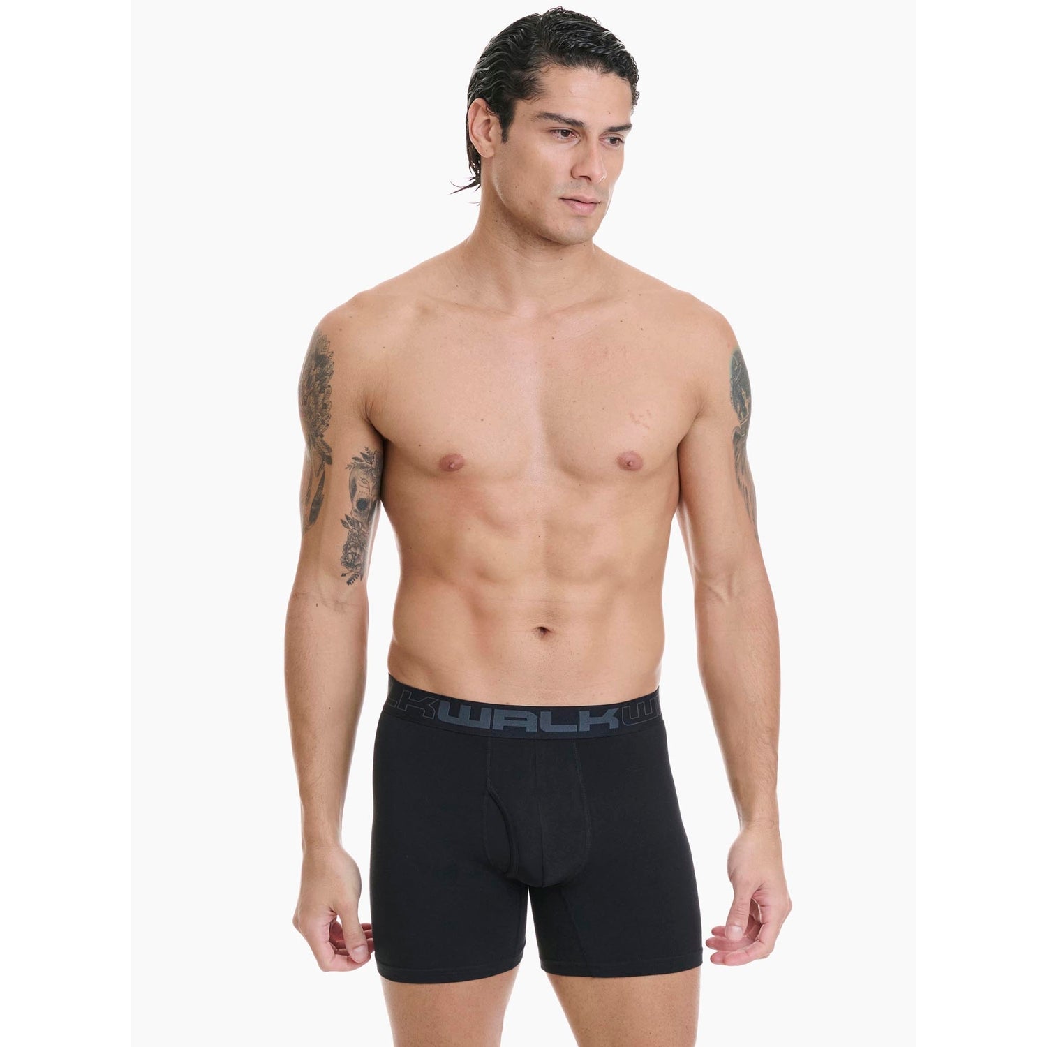 Walk - Boxer με μακριά μπατζάκια από απαλό Cotton 2-pack