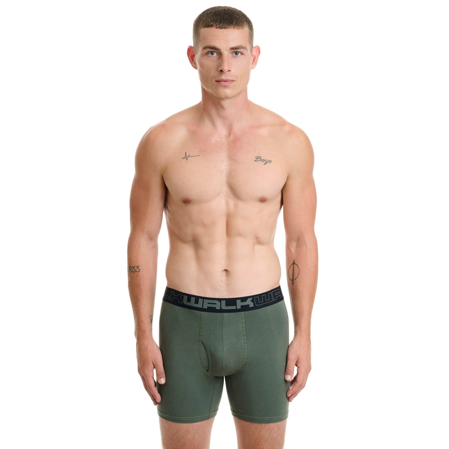Walk - Boxer με μακριά μπατζάκια από απαλό Cotton 2-pack