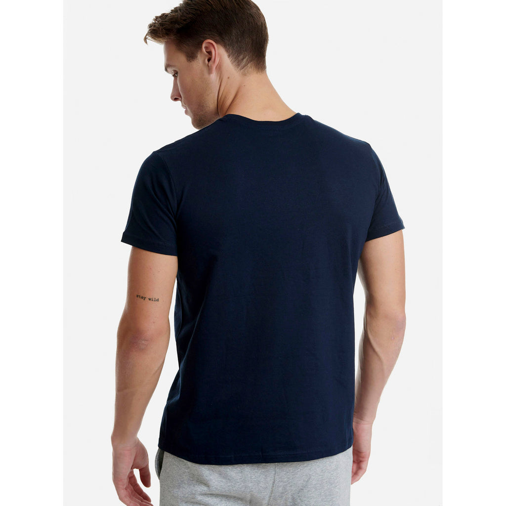 Walk - Loose fit t-shirt με λαιμόκοψη από απαλό cotton
