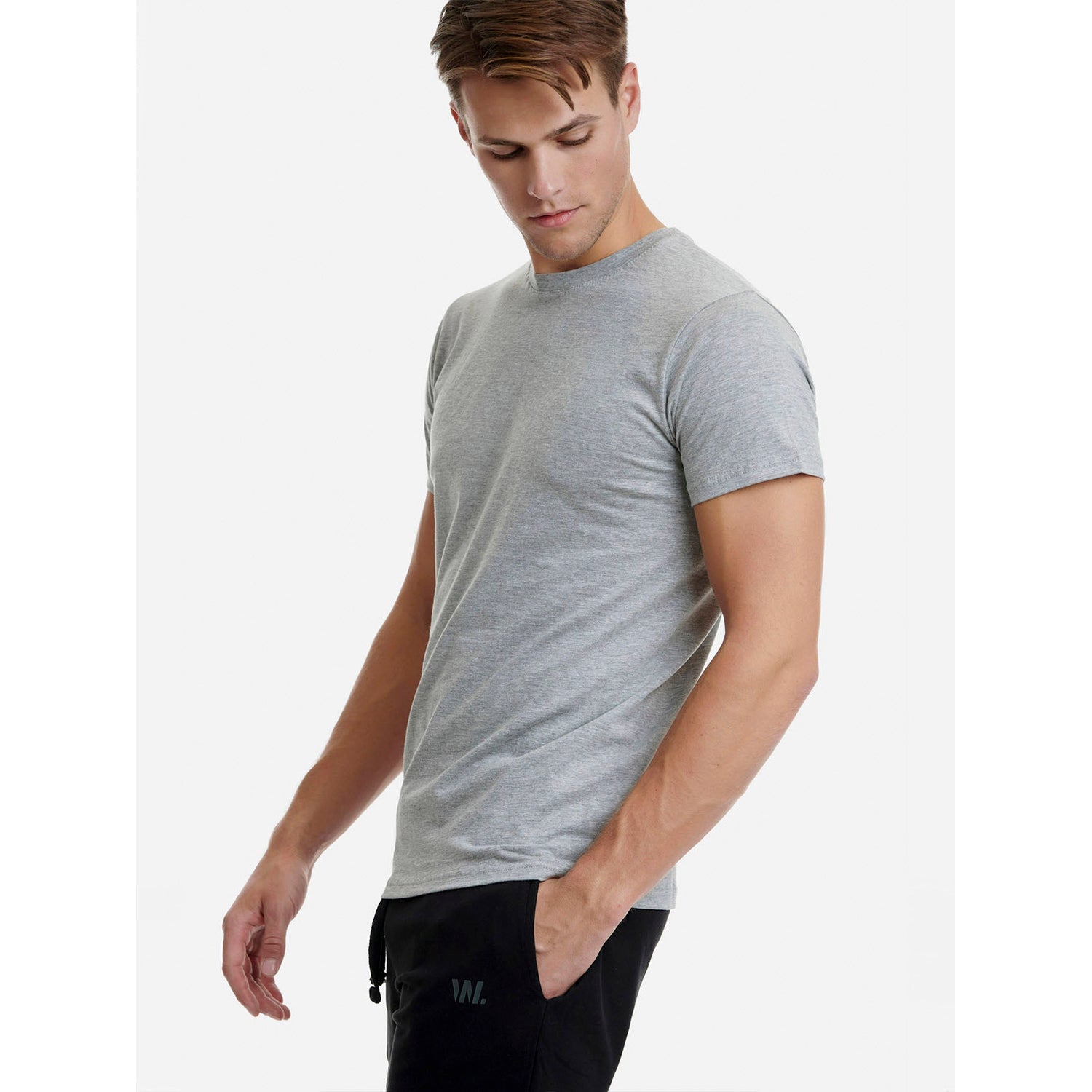 Walk - Loose fit t-shirt με λαιμόκοψη από απαλό cotton