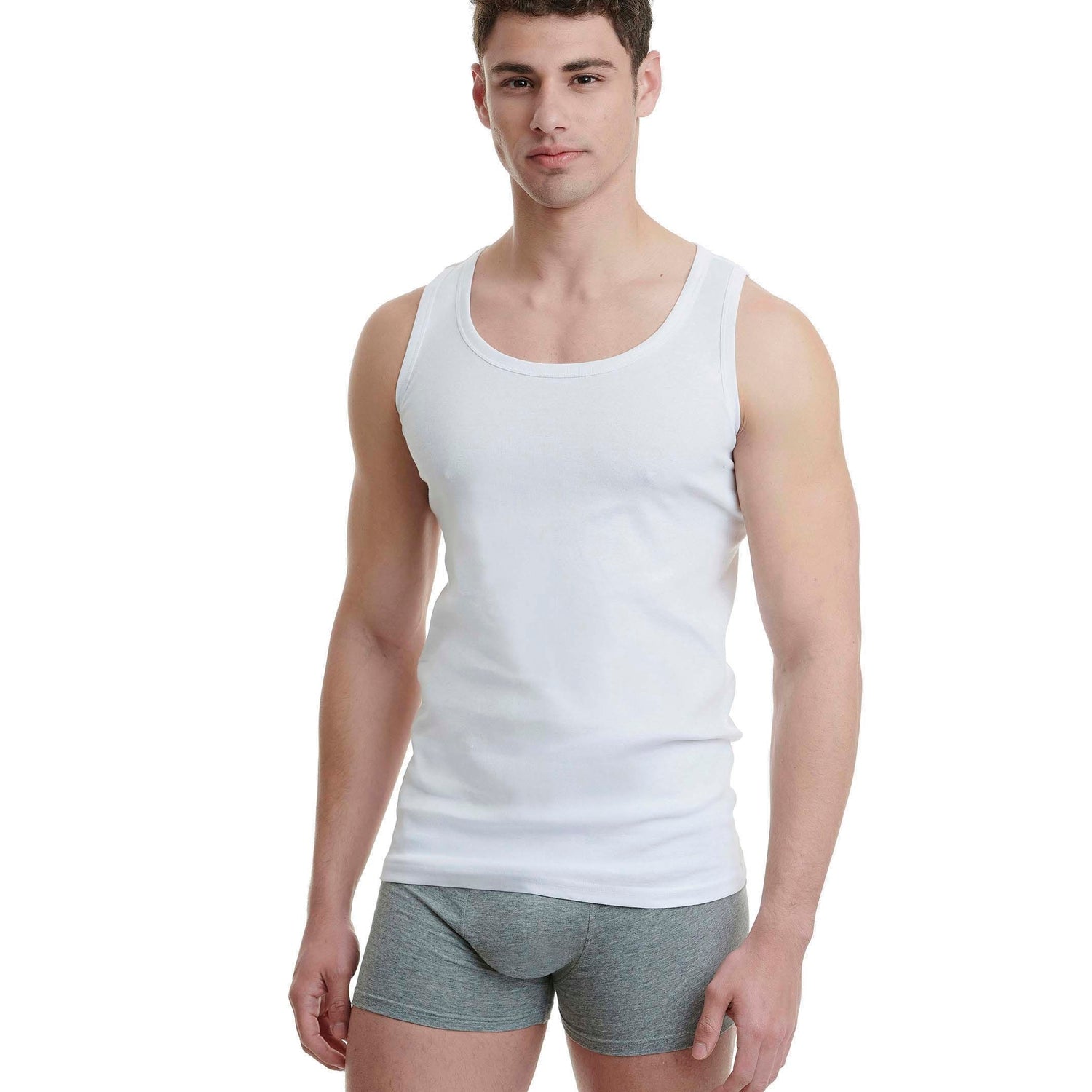 Walk - Αμάνικη φανέλα από απαλό cotton 2-pack