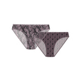 Walk - Slip από απαλό bamboo με snake print 2-pack