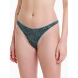 Walk - Thong από απαλό bamboo με animal print 2-pack