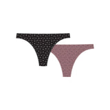 Walk - Romantic thong 2-pack από απαλό bamboo