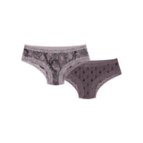 Walk - Brazilian σλιπ από απαλό Bamboo με σχέδιο snake 2-pack