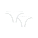 Walk - Brazilian slip από απαλό bamboo με λεπτομέρεια δαντέλας 2-pack
