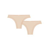 Walk - Brazilian slip από απαλό bamboo με λεπτομέρεια δαντέλας 2-pack