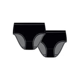 Walk - Mid-rise slip από απαλό Bamboo 2-pack