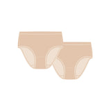 Walk - Mid-rise slip από απαλό Bamboo 2-pack
