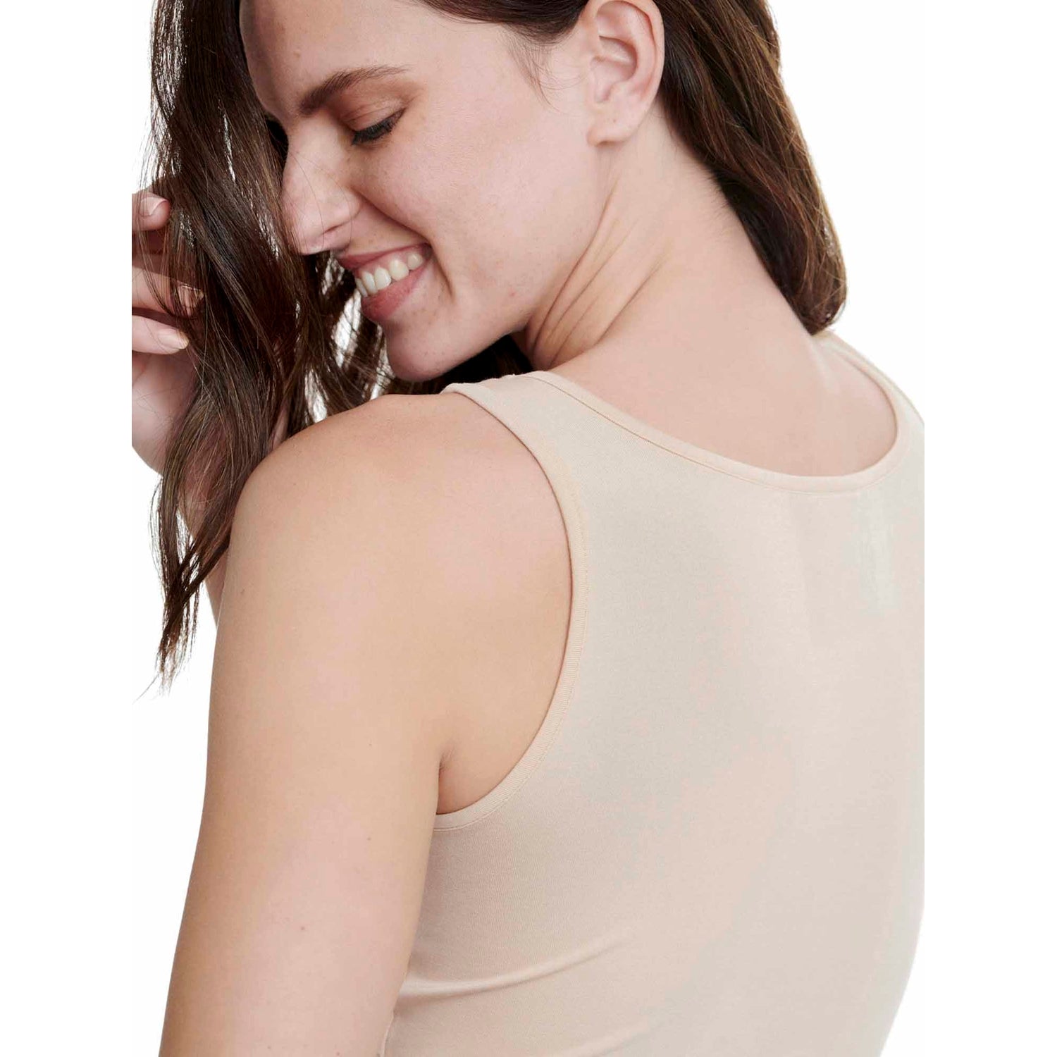 Walk - Top με φαρδιές τιράντες από απαλό Bamboo