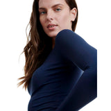 Walk - Top μακρυμάνικο με λαιμόκοψη από απαλό Bamboo