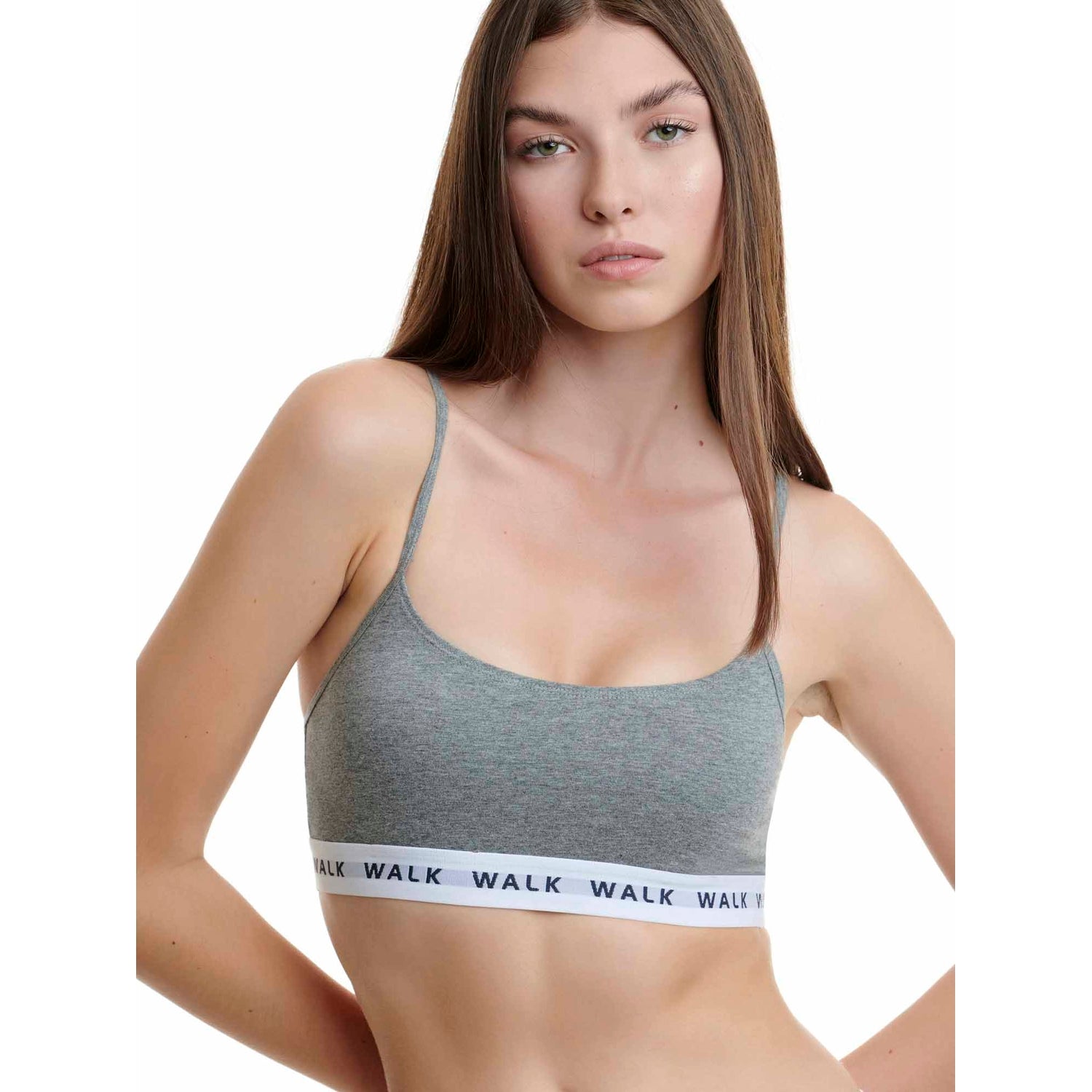 Walk - Bralette από απαλό Cotton με λεπτή τιράντα