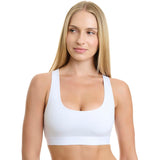 Walk - Bralette από απαλό Cotton με λάστιχο και φαρδιά τιράντα