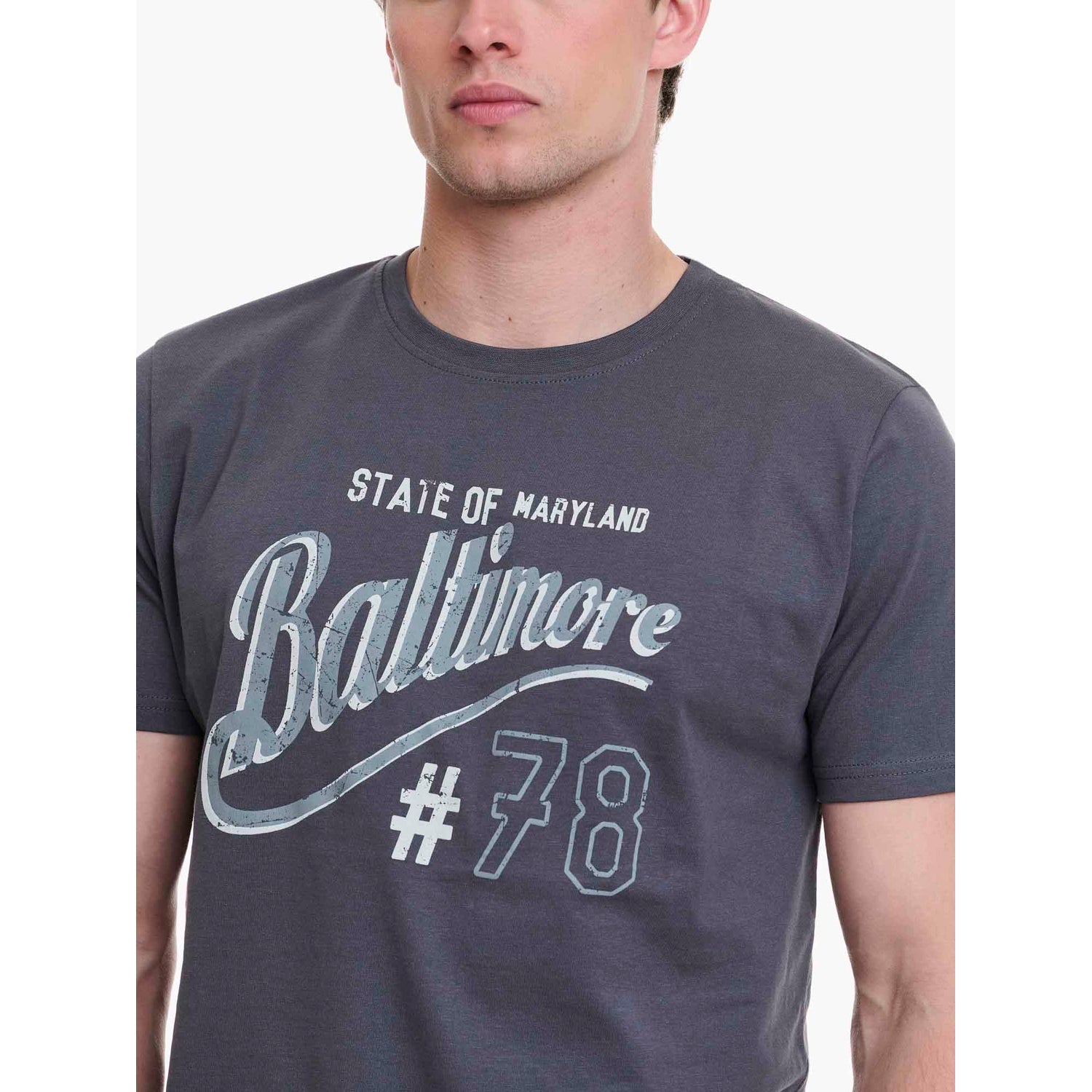 Walk - T-shirt με τυπωμένο σχέδιο από απαλό Cotton