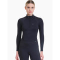 Walk - Μακρυμάνικο athletic top με half zipper και rib λεπτομέρεια